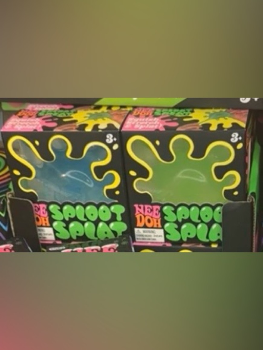 Authentic NeeDoh Sploot Slime Toy - neon only 1 blue left! 🩵